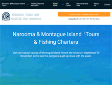 Tablet Screenshot of charterfishnarooma.com